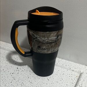Bubba Black and Orange Travel Mug